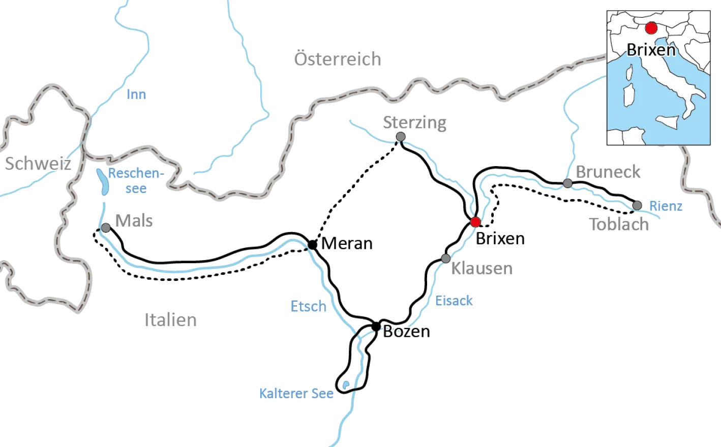 Cycling holiday in South Tyrol