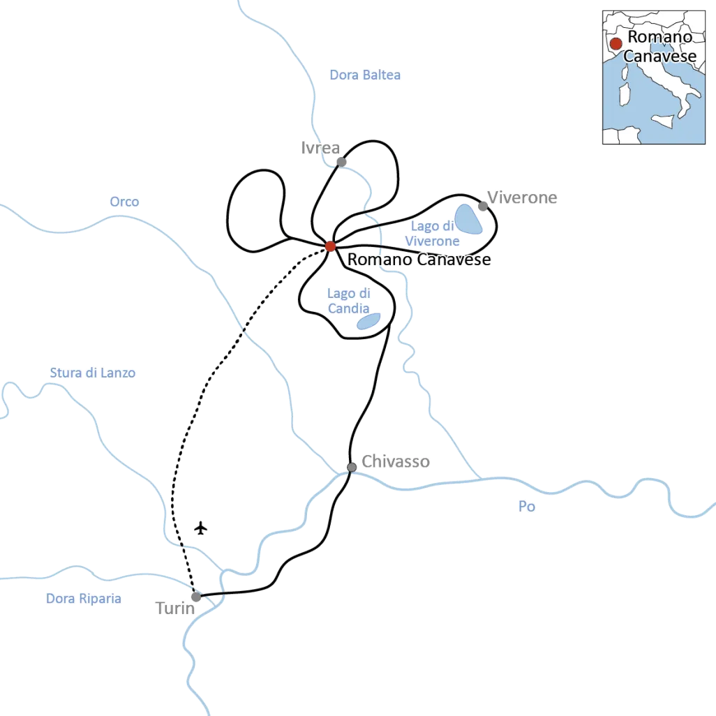 Cycling Tour through Piedmont