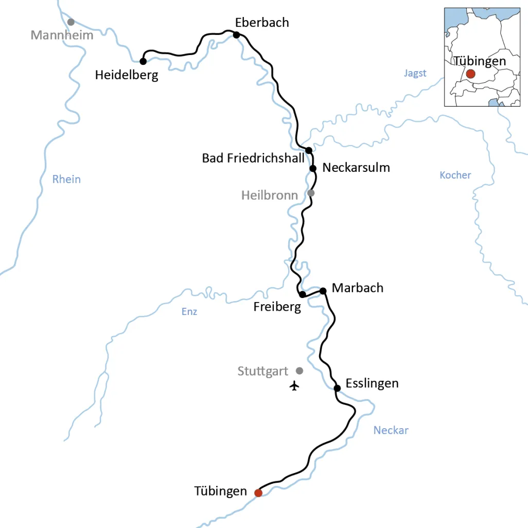 The Neckar Valley Cycle Route