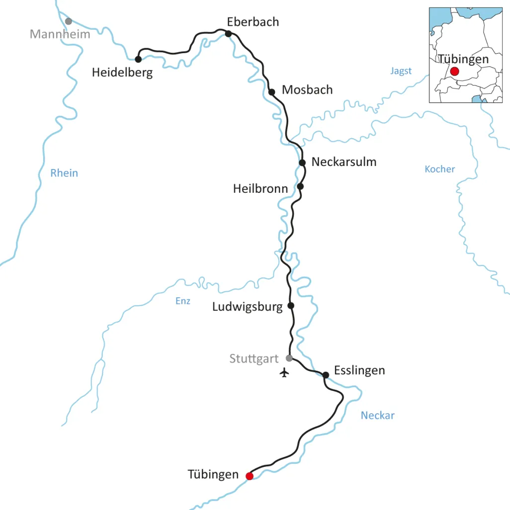 The Neckar Cycle Path