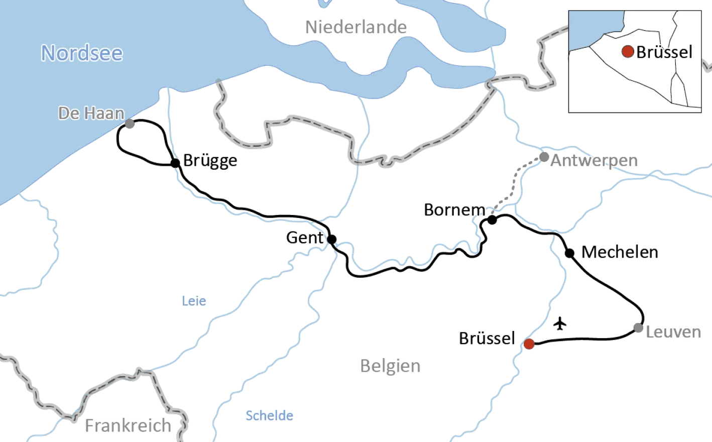 Bike tour in Flanders