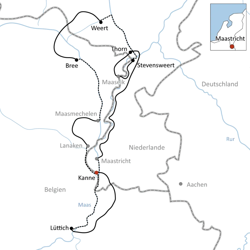 By bike & boat through Limburg along the Meuse River