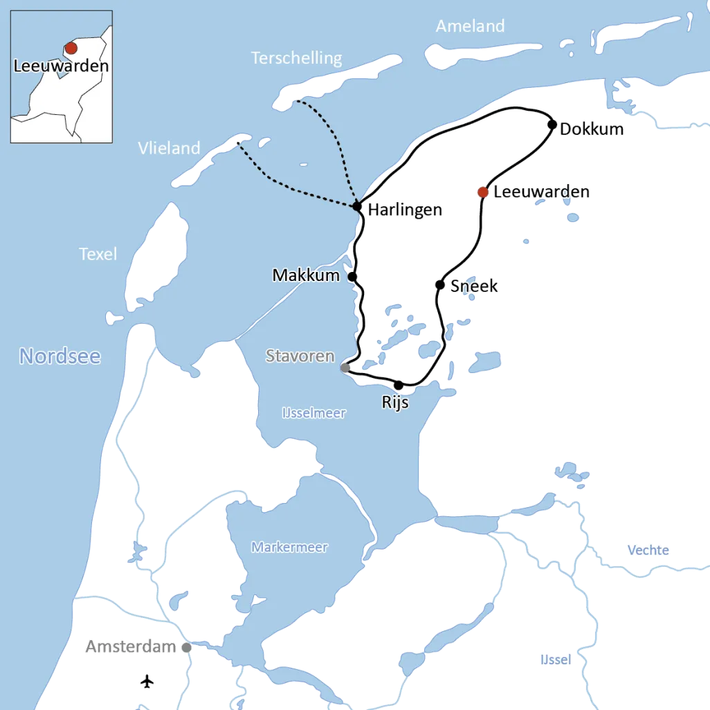 Island hopping through the Netherlands