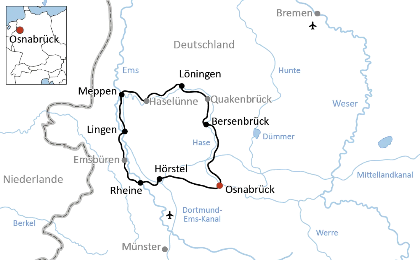 Cycling Holiday in Westphalia and Lower Saxony