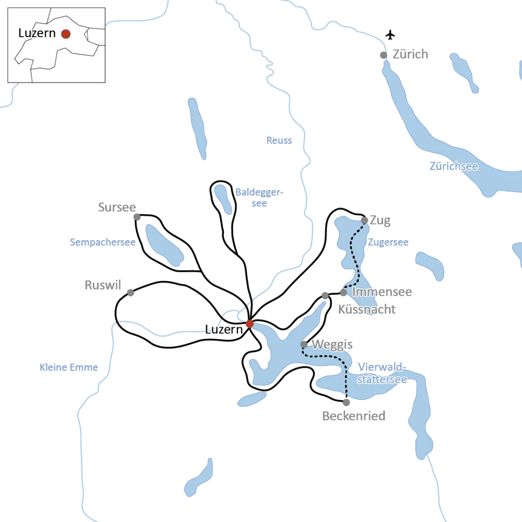 Cycling Tour at Lake Lucerne