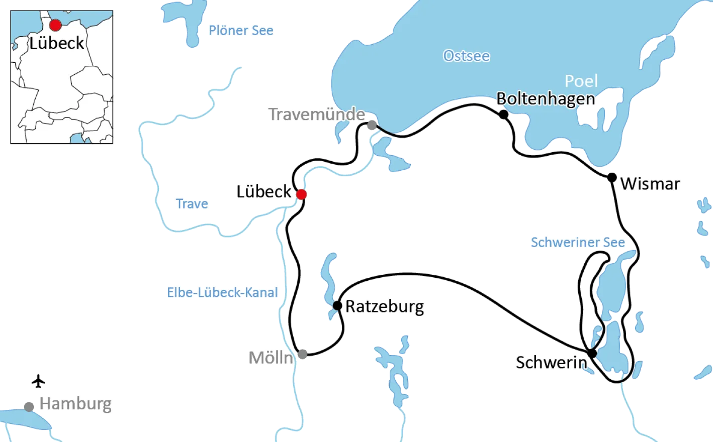 Baltic Sea, Hanseatic cities & Old Salt Road