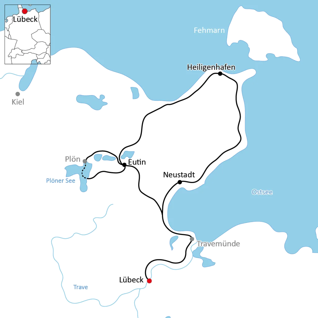 Cycle tour through Holstein Switzerland