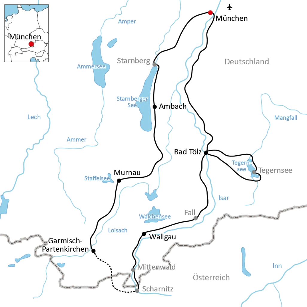 Cycle Tour through Upper Bavaria