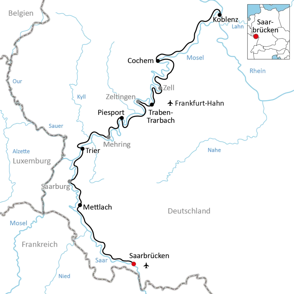 Bike Tour along the river Moselle