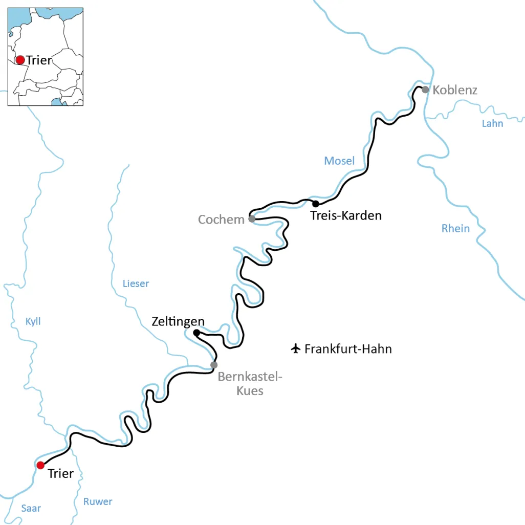 Weekend cycle tour on the Moselle