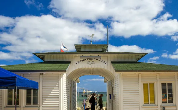 Bridge house Göhren pier