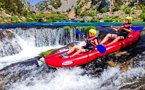 Kayaking in the Zrmanja Canyon