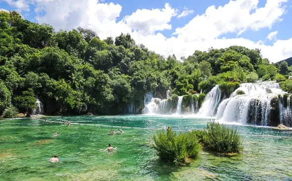 waterfall Krka
