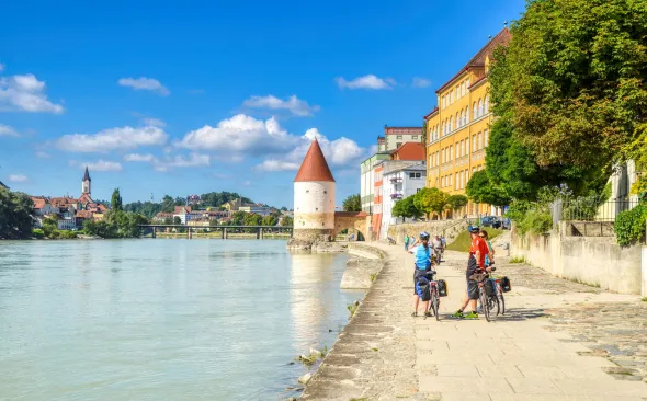Cyclists Passau
