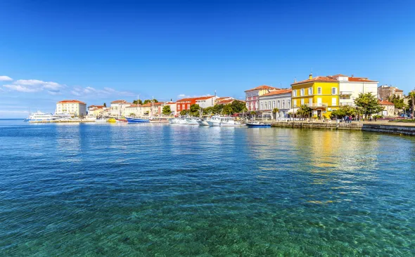 The harbour of Poreč