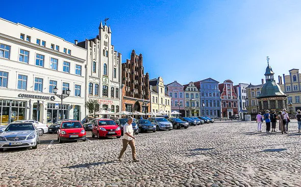 The Wismar market place