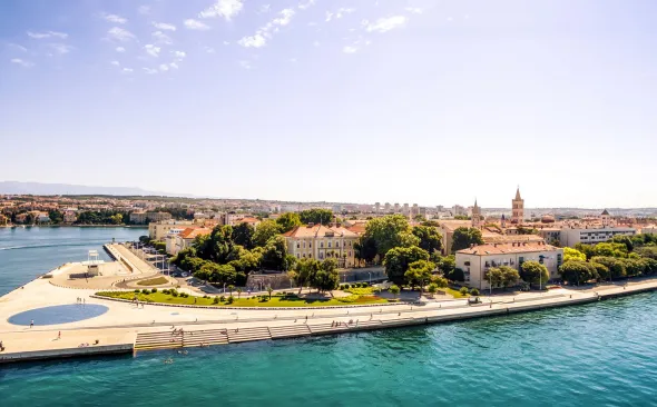 View on the city of Zadar