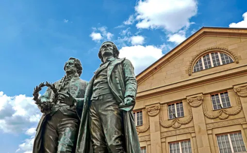 Goethe- und Schiller-Denkmal in Weimar
