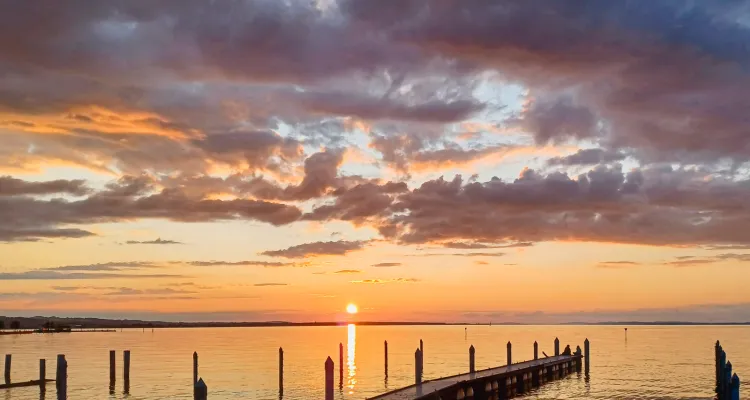 Sunset at Lake Constance