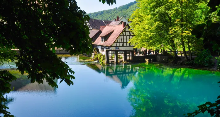 The Blautopf in Blaubeuren