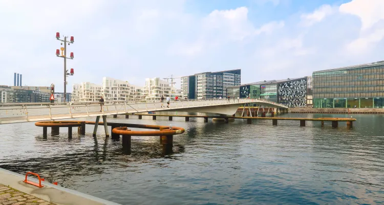 Bicycle bridge in Copenhagen