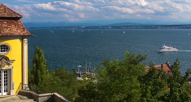 Cycling lake constance - panorama