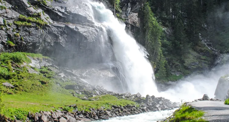 Der Tauern-Radweg, Krimmler Wasserfälle