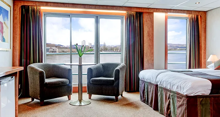 MS Fortuna, Double Bed Suite on the Upper Deck
