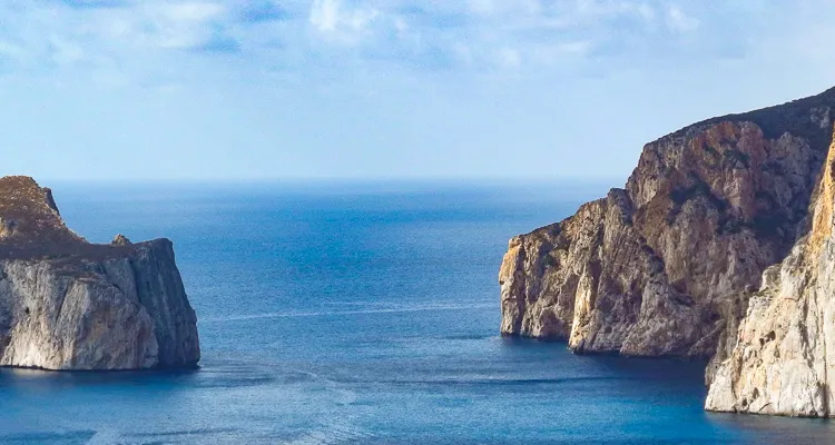 Cliffs near Sardinia