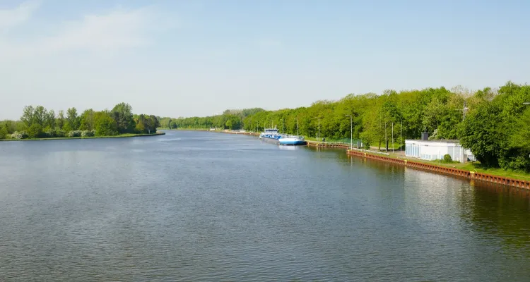 Zusammenfluss Osnabrücker Zweigkanal und Hase