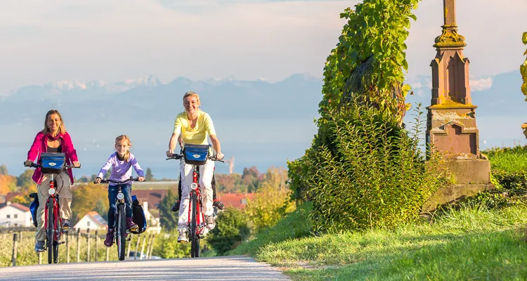 Mit Kindern auf dem Bodensee-Radweg