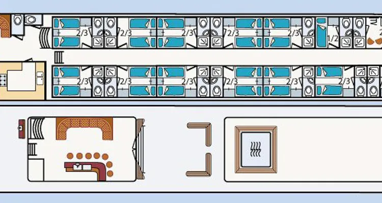 Mare fan Fryslân, deck plan