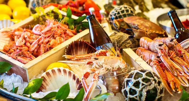 Cycling holidays in Scandinavia - Seafood