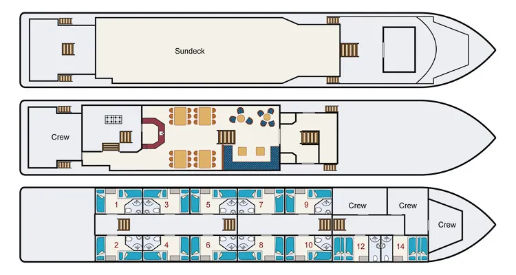 MS Zwaantje_cabin plan