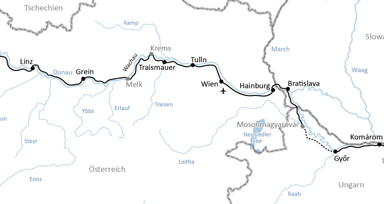 Bike tour from Passau to Budapest