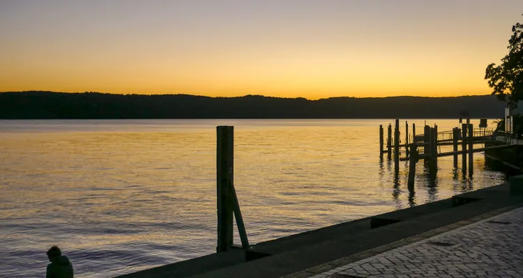 Sunset on Lake Constance