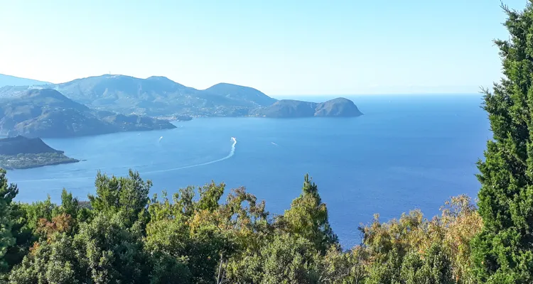 View of the sea