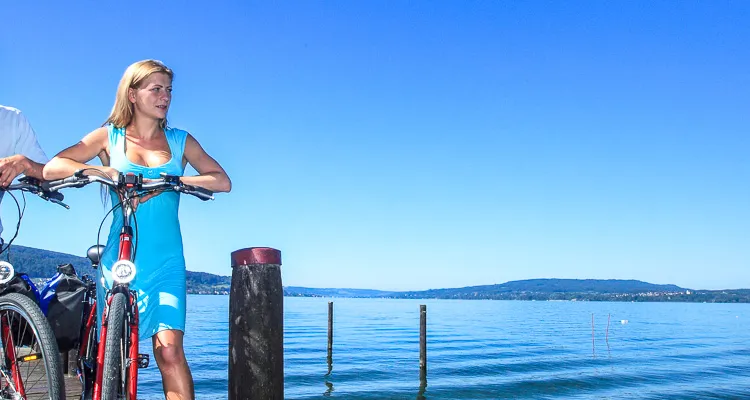 Cyclists, Lake Constance Cycle Route