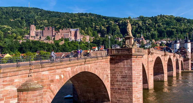 Neckar and Heiderberg Castle