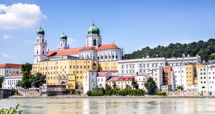 Passau, the City of the three Rivers Donau, Inn und Ilz