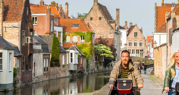 On the way in Bruges