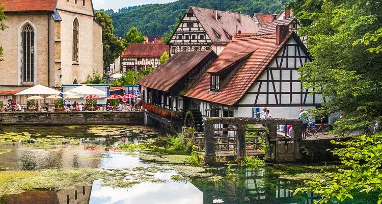 The Blautopf in Blaubeuren