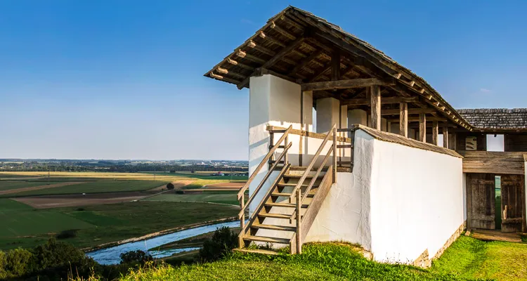 Outdoor museum Heuneburg near Herbertingen