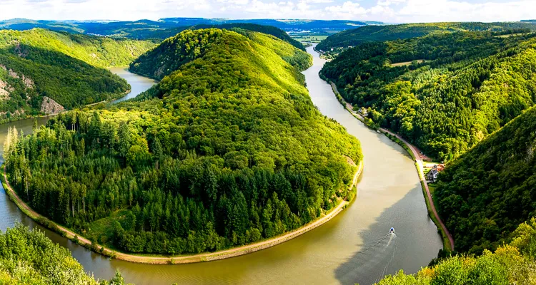 Radreisen in Rheinland-Pfalz Saarschleife