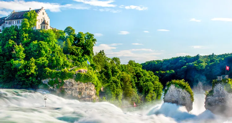 Cycling tours to the Rhine Falls