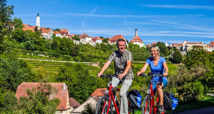On the way on the Altmühl cycle route