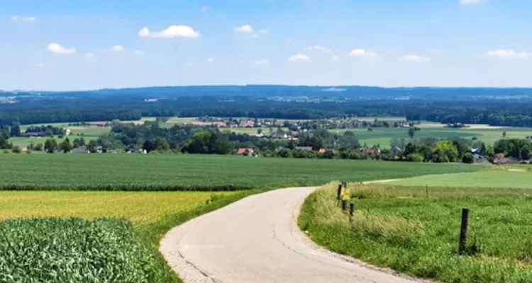 Panorama between Sigmaringen-Bad Waldsee