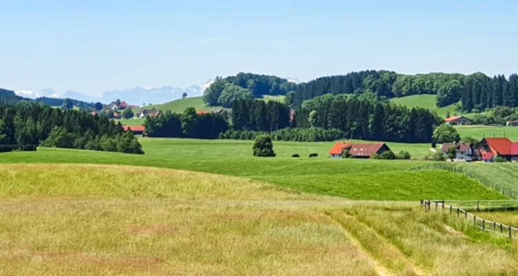 Panorama towards Wangen im Allgäu
