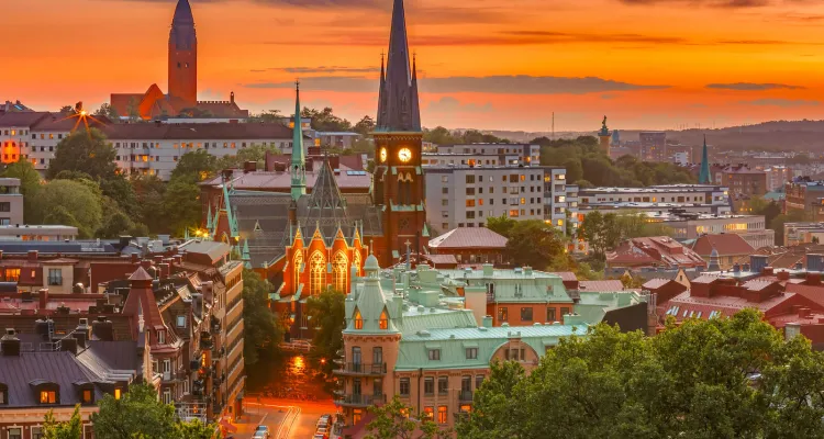 Cycling holidays at the Baltic Sea in Scandinavia, Gothenburg