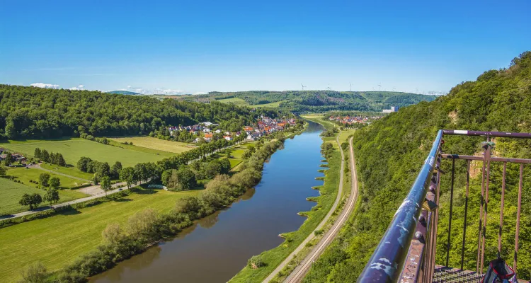 Der Weser-Radweg - Weser Skywalk
